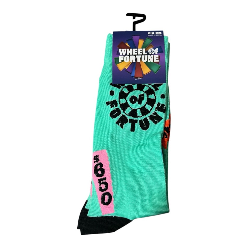 Wheel of Fortune Novelty Crew Socks